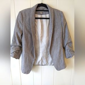 H&M women's gray blazer size 4